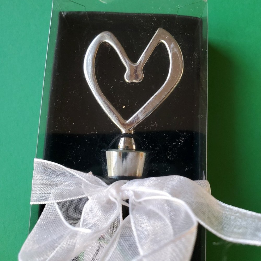 Wine Stopper - Heart Shaped Top